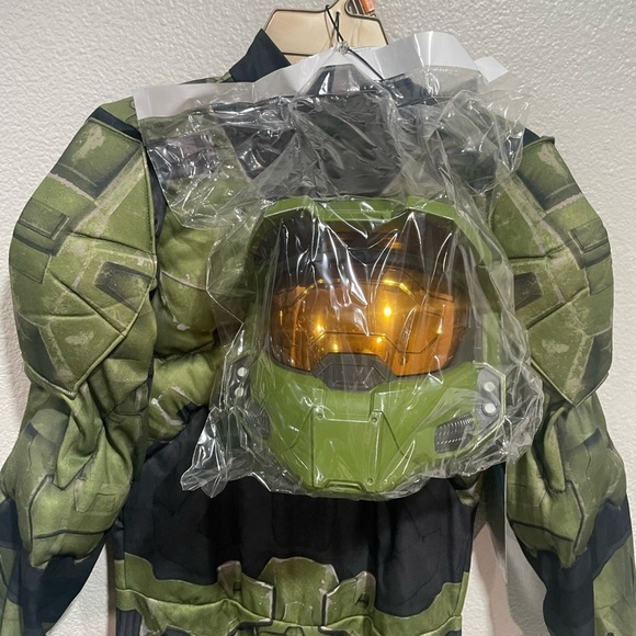 HALO Infinite Master Chief 117 Deluxe quilted Halloween Costume Size-various - Picture 5 of 11